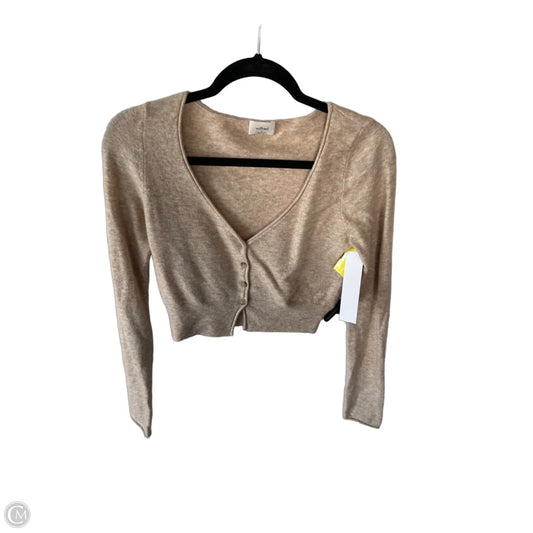 Sweater Cardigan By Wilfred In Tan, Size: S