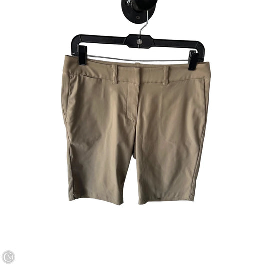 Athletic Shorts By Nike In Tan, Size: 4
