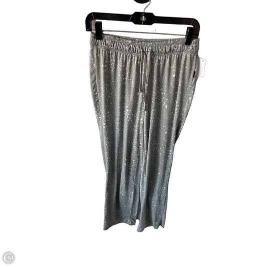 Pajama Pants By Eddie Bauer In Grey & White, Size: S