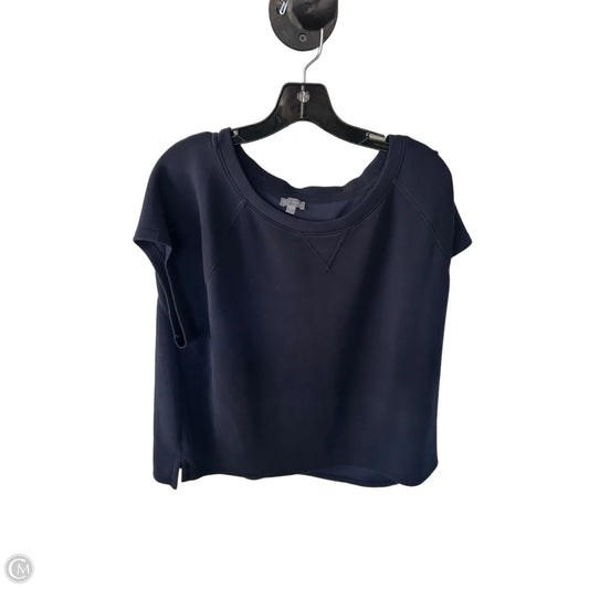 Top Short Sleeve By Talbots In Blue, Size: Xl