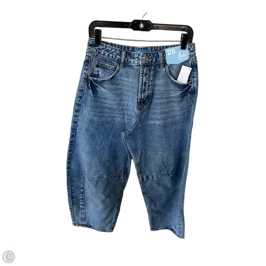 Jeans Wide Leg By Clothes Mentor In Blue Denim, Size: 6