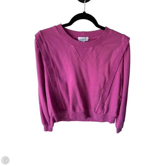 Sweatshirt Crewneck By Evereve In Pink, Size: L