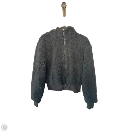 Jacket Faux Fur & Sherpa By Fabletics In Black, Size: S