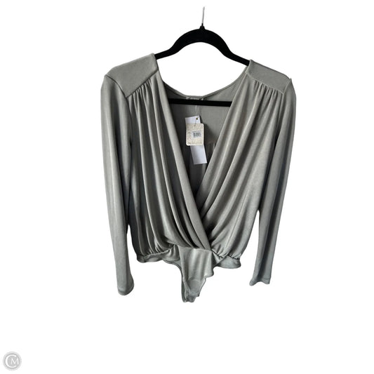 Bodysuit By Free People In Green & Silver, Size: M