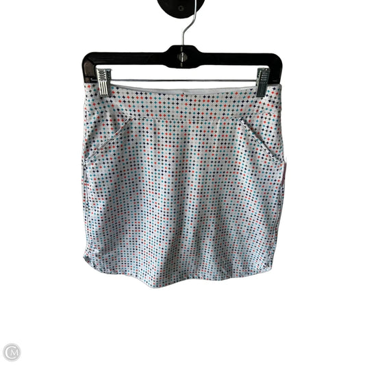 Athletic Skort By Peter Millar In Blue & White, Size: Xs