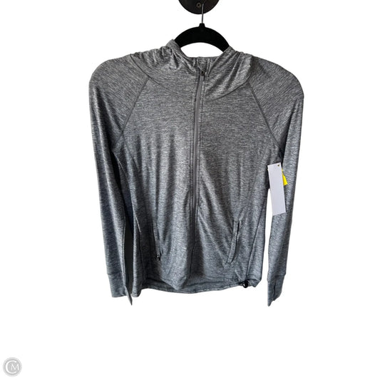 Athletic Top Long Sleeve Hoodie By Athleta In Grey, Size: Xxs
