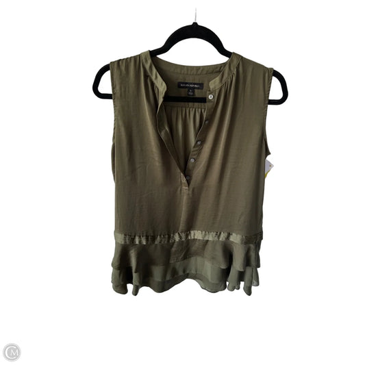 Top Sleeveless By Banana Republic In Green, Size: S