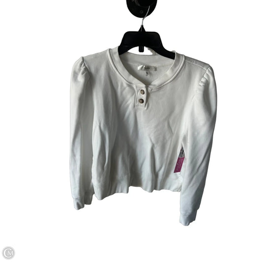 Sweatshirt Crewneck By Frame In White, Size: Xl