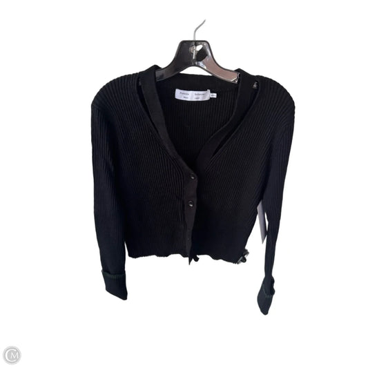 Sweater Cardigan Luxury Designer By Proenza-schouler In Black & Green, Size: L