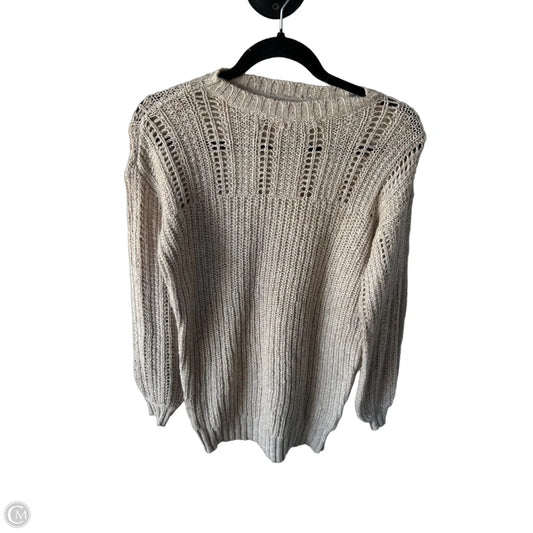 Sweater By American Eagle In Tan, Size: Xs