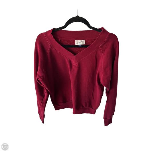 Sweatshirt Crewneck By Universal Thread In Red, Size: S