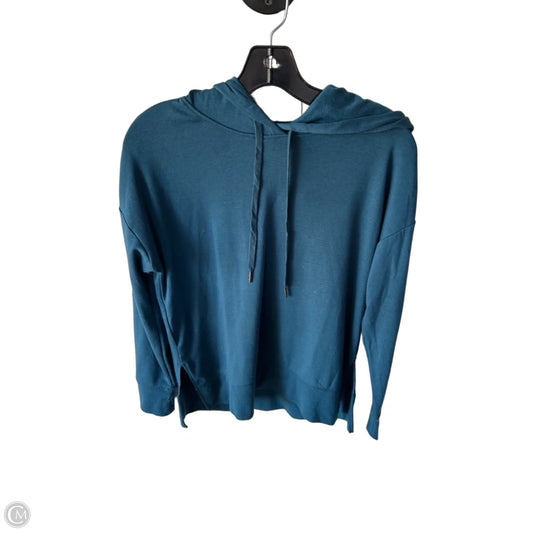 Athletic Sweatshirt Hoodie By Gaiam In Blue, Size: S