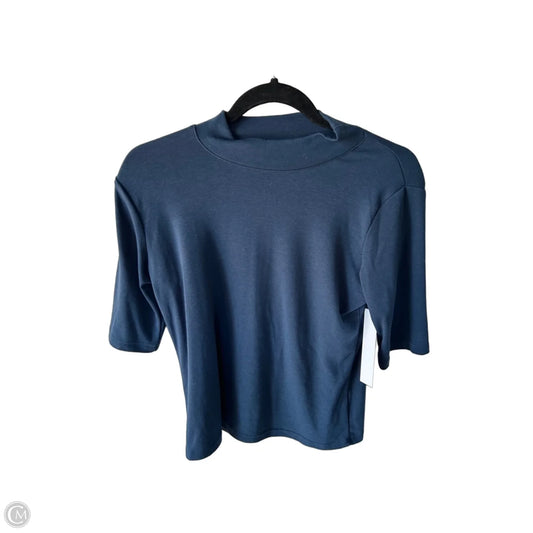 Top Short Sleeve Basic By Clothes Mentor In Blue, Size: M