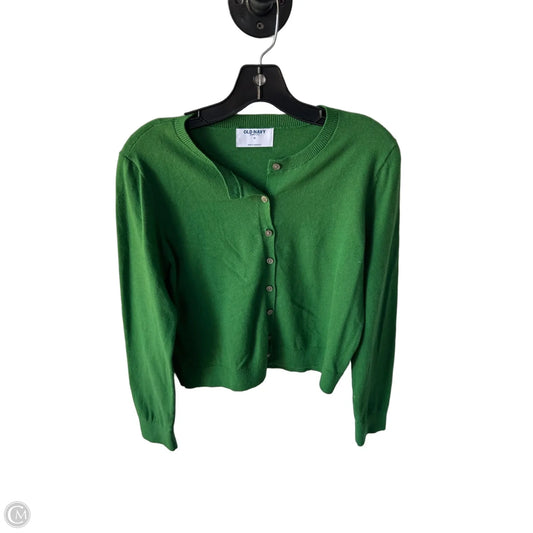 Sweater Cardigan By Old Navy In Green, Size: M