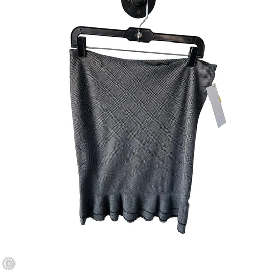 Skirt Midi By Express In Grey, Size: M