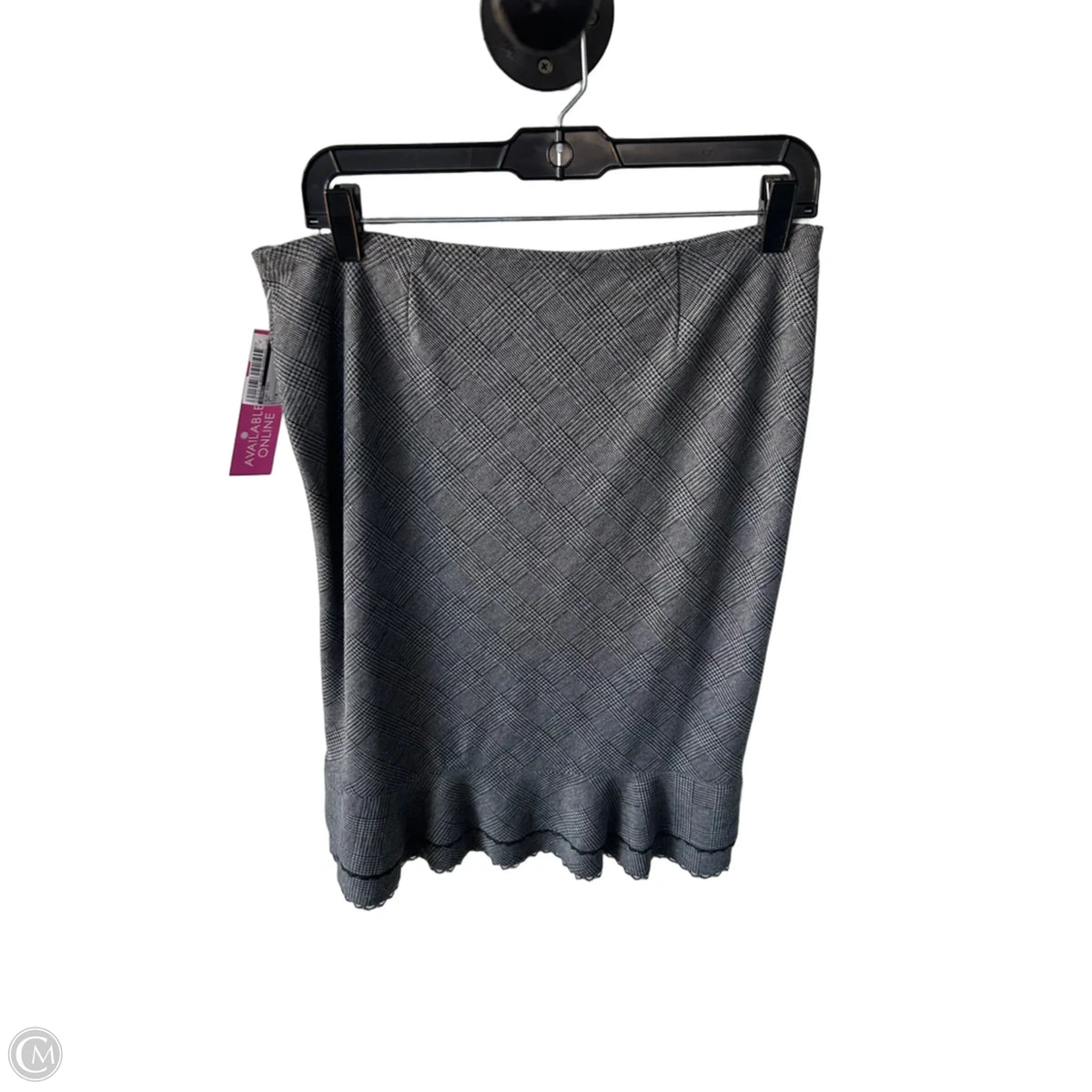 Skirt Midi By Express In Grey, Size: M