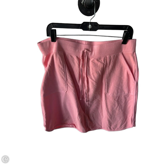 Skirt Mini & Short By Talbots In Pink, Size: L