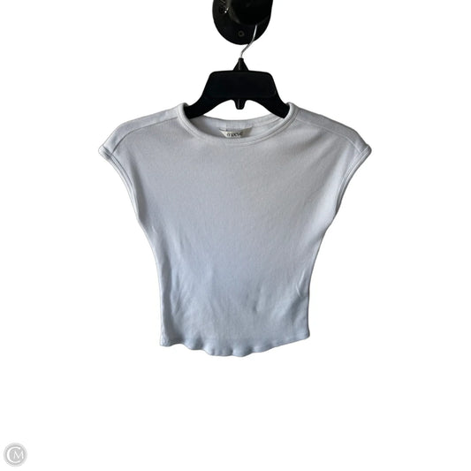 Top Sleeveless By Maeve In White, Size: M