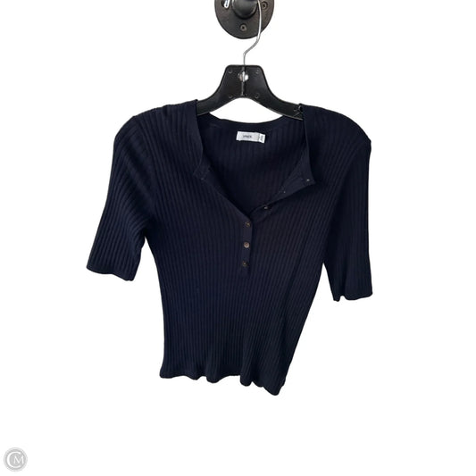 Sweater Short Sleeve By Vince In Blue, Size: S