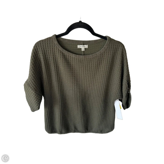 Top Short Sleeve By Max Studio In Green, Size: S