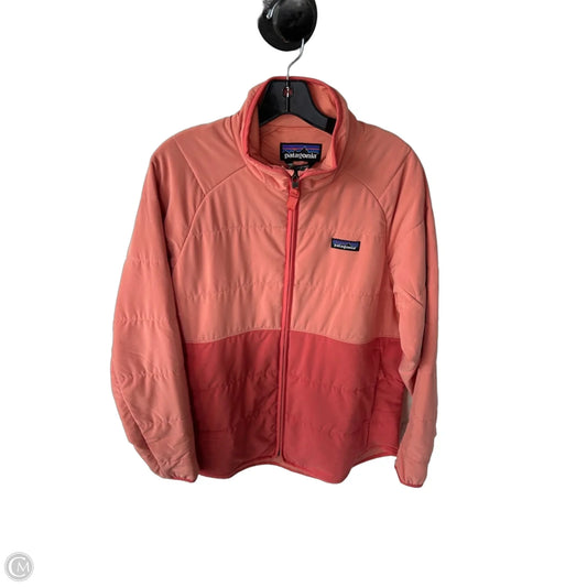 Jacket Puffer & Quilted By Patagonia In Orange & Pink, Size: Xl