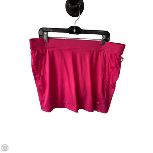 Athletic Skort By Clothes Mentor In Pink, Size: Xl