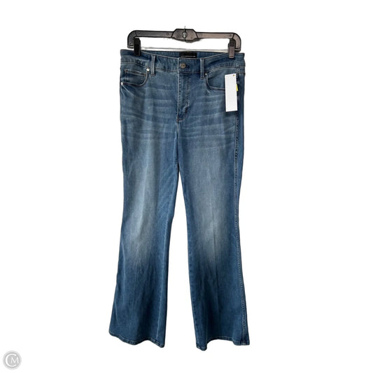 Jeans Flared By White House Black Market In Blue Denim, Size: 8