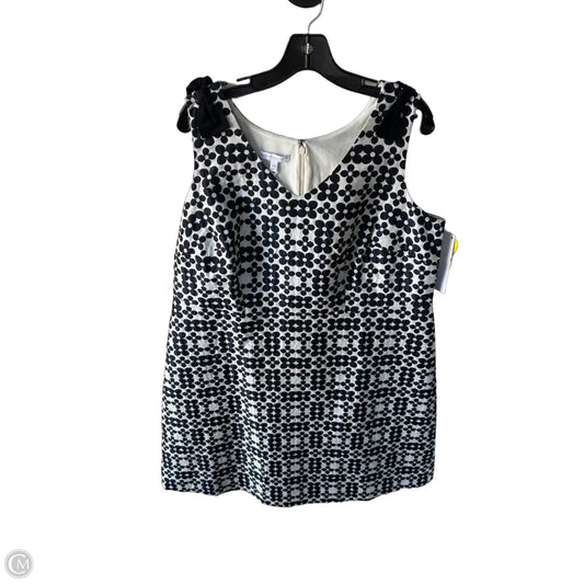 Dress Party Short By Talbots In Black & White, Size: L