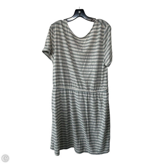 Dress Casual Short By Loft In Grey & Tan, Size: Xl