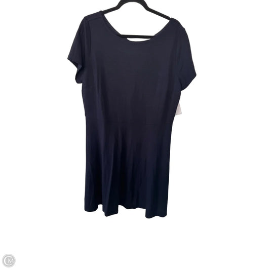 Dress Work By Loft In Navy, Size: Xl
