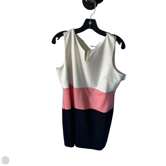 Dress Work By Talbots In Blue & White, Size: Xlp