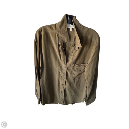 Top Long Sleeve By Cloth & Stone In Green, Size: L