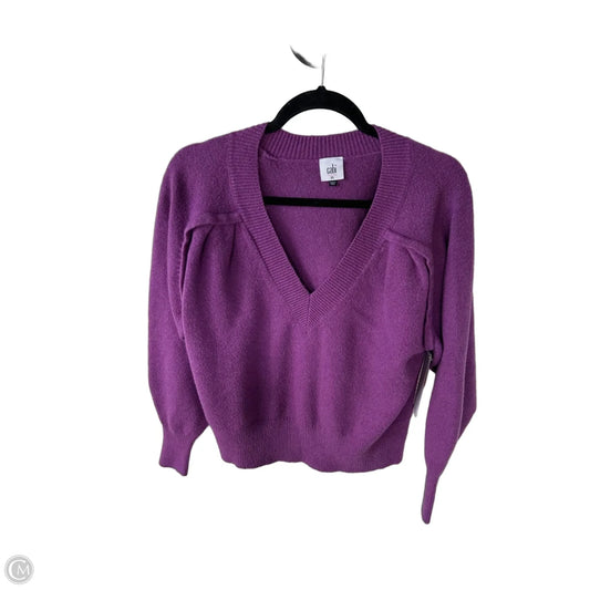 Sweater By Cabi In Purple, Size: Xs