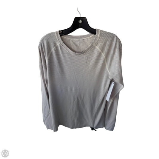 Athletic Top Long Sleeve Crewneck By Athleta In Blue & White, Size: S