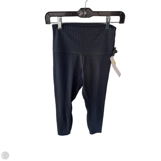 Athletic Leggings By Lululemon In Black & Grey, Size: 6