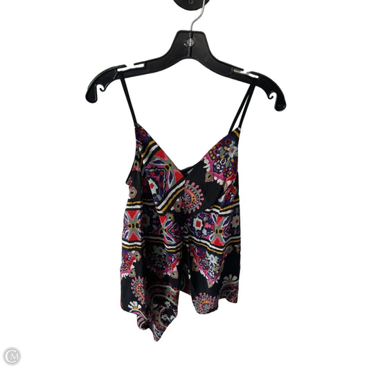 Top Sleeveless By Hd In Paris In Black & Pink, Size: M