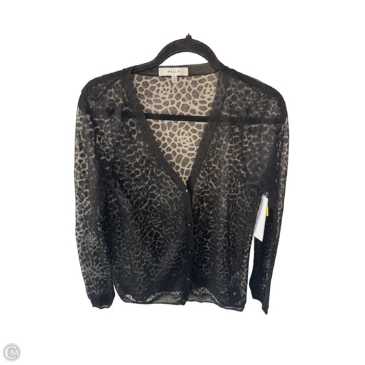 Cardigan Designer By Milly In Black, Size: L