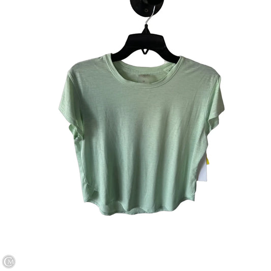 Athletic Top Short Sleeve By Calia In Green, Size: M