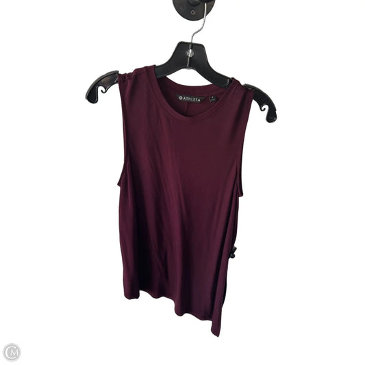 Athletic Tank Top By Athleta In Maroon, Size: S