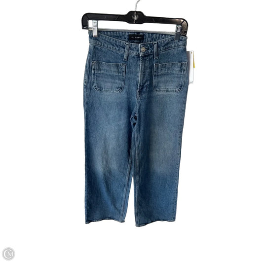 Jeans Wide Leg By Free Assembly In Blue Denim, Size: 0