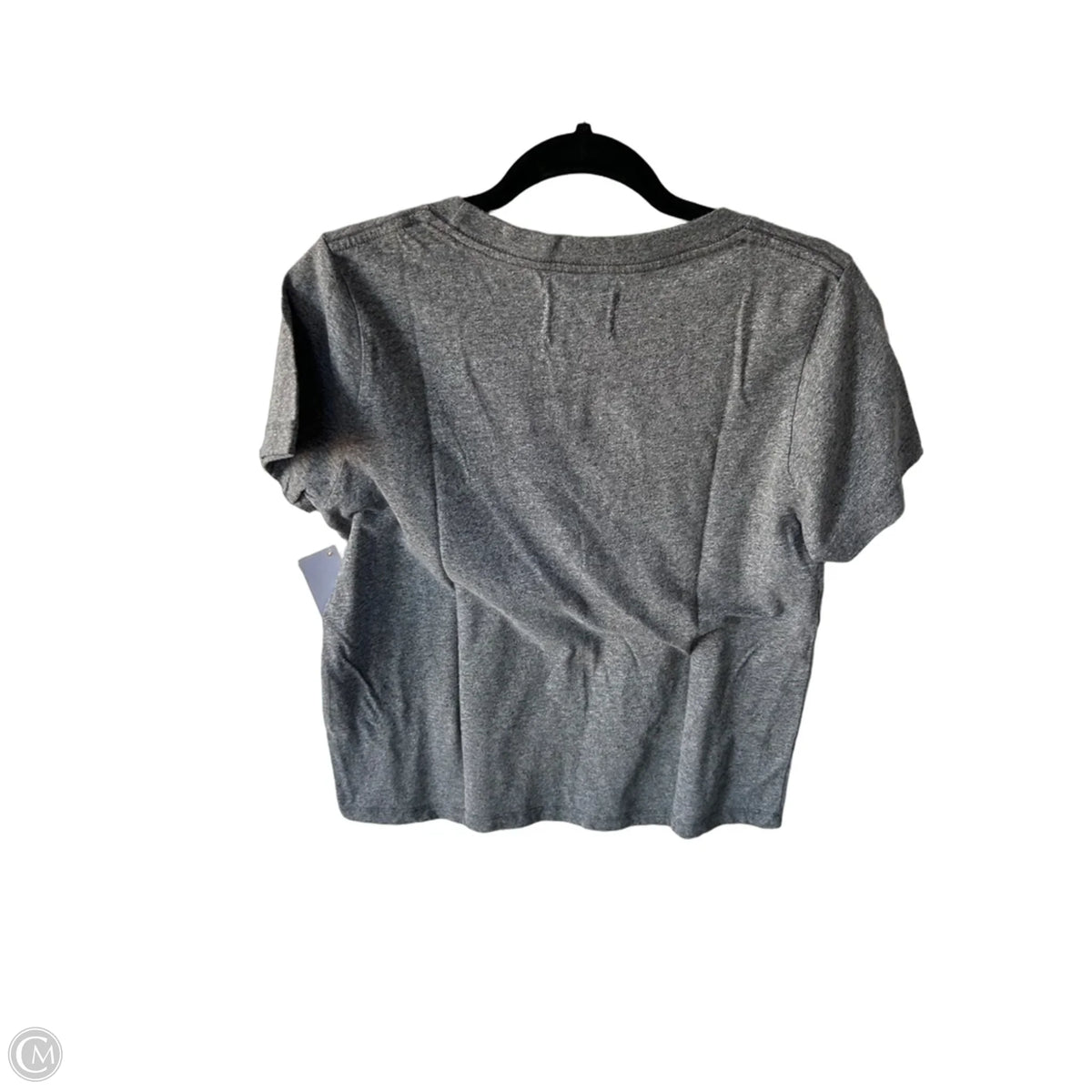 Top Short Sleeve Basic By Sol Angeles In Grey & White, Size: L