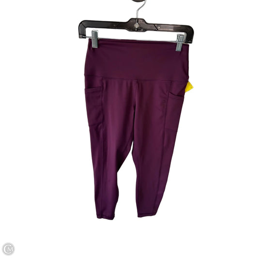 Athletic Leggings By 90 Degrees By Reflex In Purple, Size: M