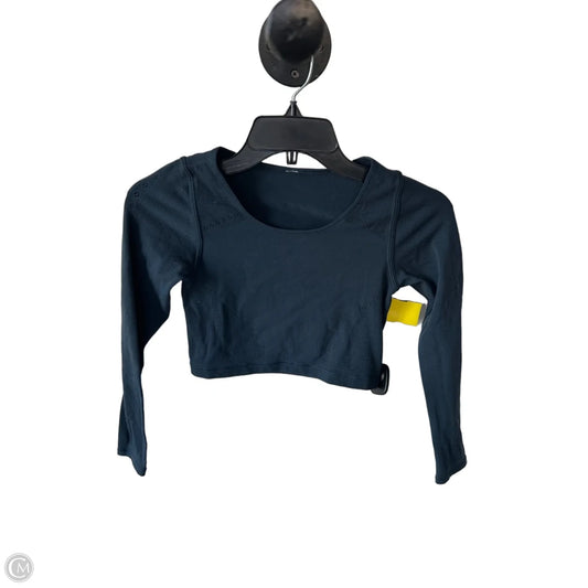 Athletic Top Long Sleeve Crewneck By Lululemon In Navy, Size: Xs