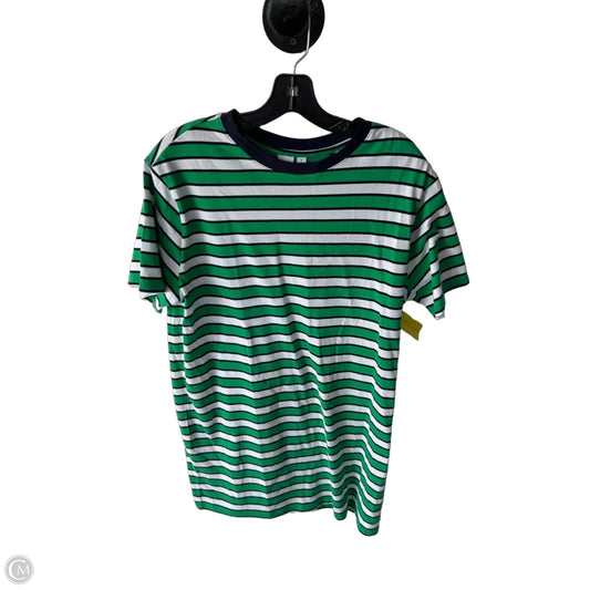Dress Casual Short By Gap In Green & White, Size: M