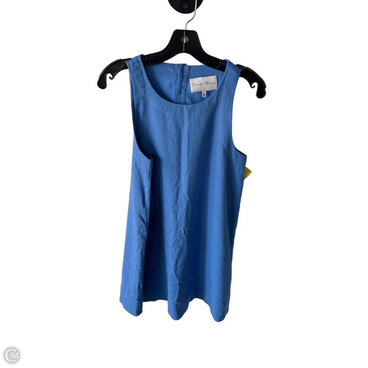 Dress Casual Short By Charles Henry In Blue, Size: S
