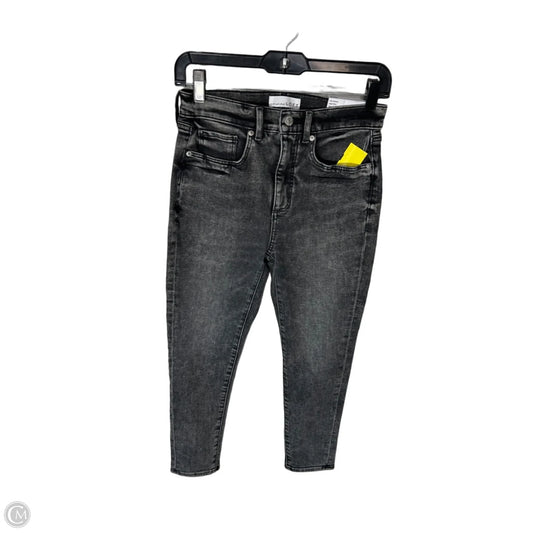 Jeans Skinny By Loft In Grey Denim, Size: 2