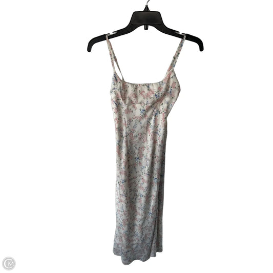 Dress Casual Midi By Princess Polly In Pink & White, Size: Xs