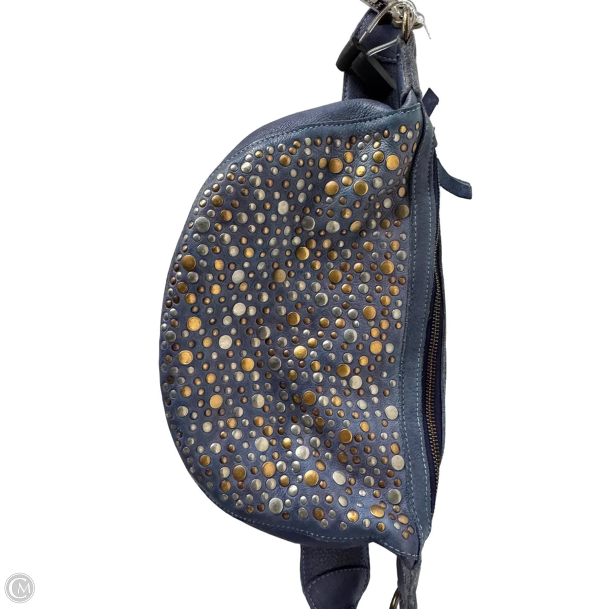 Handbag Leather By Cma, Size: Medium