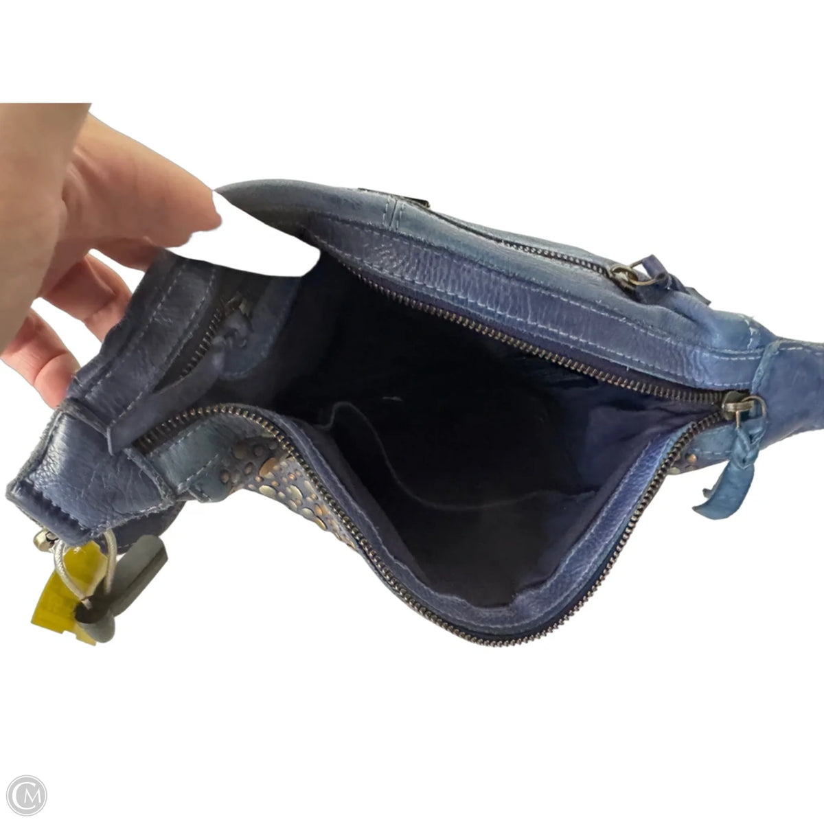 Handbag Leather By Cma, Size: Medium