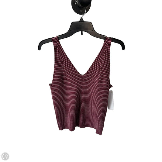 Vest Sweater By Ana In Pink & Purple, Size: Xxl